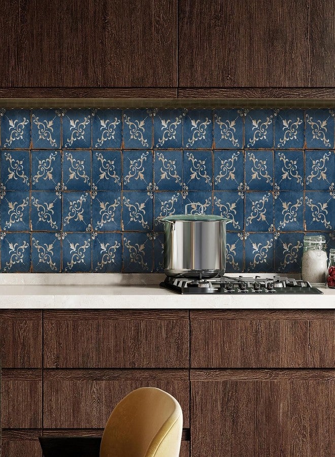A1GRAPHIX 40 PC Pack (6X6) Thin Art Artistic Bohemian Peel and Stick Wall Sticky Backsplash Vinyl Waterproof Removable Tile Sticker Decals for Bathroom & Kitchen, (E, 6X6) - Image 3